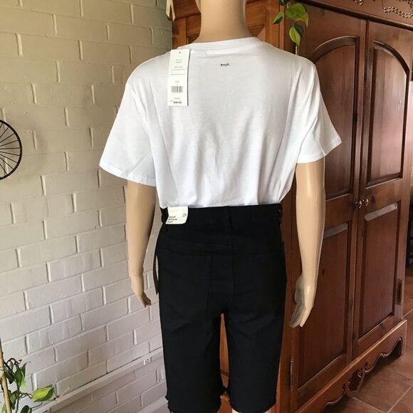 𝅺FRENCH Connection graphic t-shirt Bonjour size L juniors - Picture 6 of 6